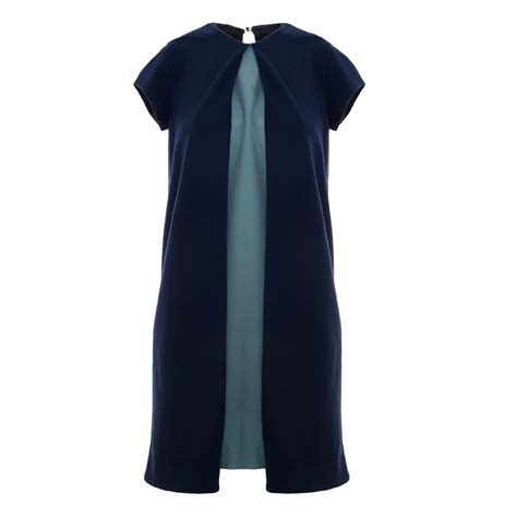 vestido fendi azul|Fendi.